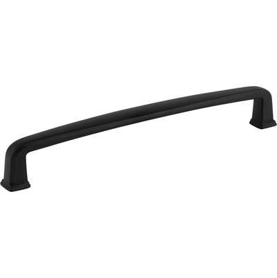 160 mm Center-to-Center Matte Black Square Milan 1 Cabinet Pull by Jeffrey Alexander
