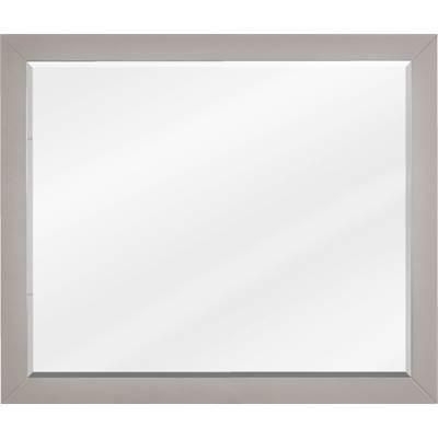 33'' W x 1'' D x 28'' H Grey Cade mirror by Jeffrey Alexander