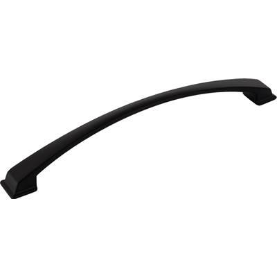 224 mm Center-to-Center Matte Black Arched Roman Cabinet Pull by Jeffrey Alexander