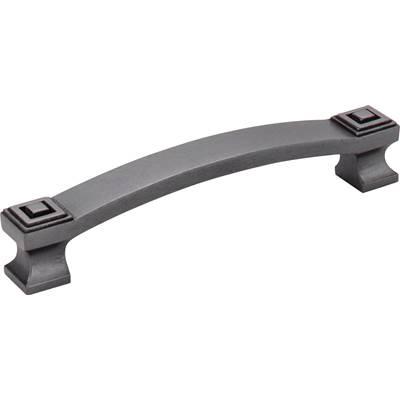 128 mm Center-to-Center Gun Metal Square Delmar Cabinet Pull by Jeffrey Alexander