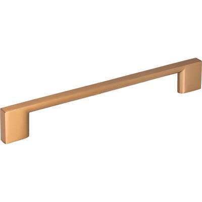 160 mm Center-to-Center Satin Bronze Square Sutton Cabinet Bar Pull by Jeffrey Alexander