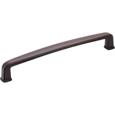 160 mm Center-to-Center Brushed Oil Rubbed Bronze Square Milan 1 Cabinet Pull by Jeffrey Alexander