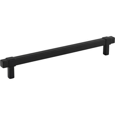 192 mm Center-to-Center Matte Black Square Zane Cabinet Pull by Jeffrey Alexander