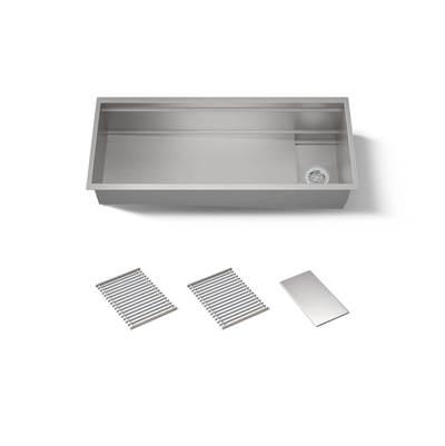 45-3/4'' undermount single-bowl kitchen sink
