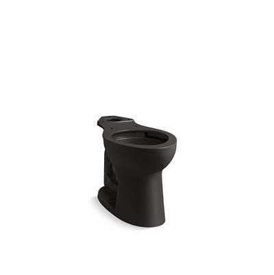 Highline Elongated Toilet Bowl Black Black