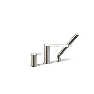 Composed Deck-mount bath faucet with handshower by Kohler