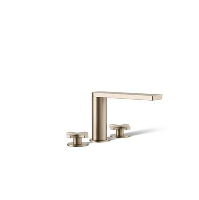 Composed Deck-mount bath faucet with cross handles by Kohler