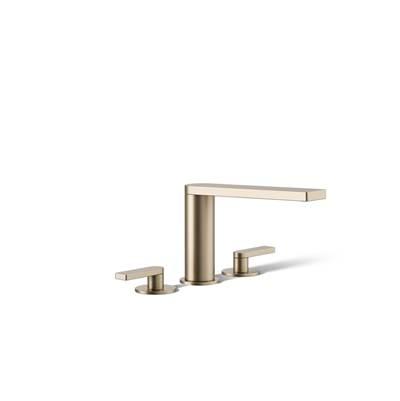 Composed Deck-mount bath faucet with lever handles by Kohler