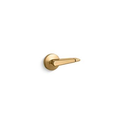 Dual-flush trip lever, left hand - Vibrant Brushed Moderne Brass by Kohler
