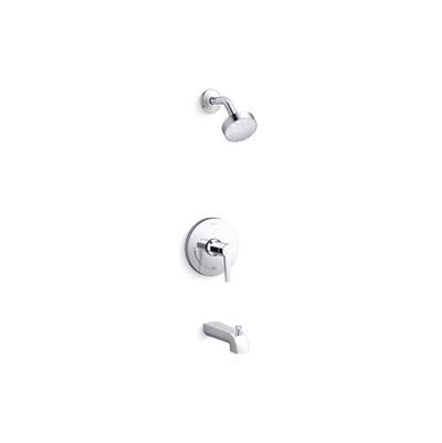 Kohler Pitch Rite-temp Bath and Shower Trim Kit, 1.75 Gpm - Polished Chrome