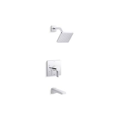 Kohler Parallel Rite-temp Bath and Shower Trim Kit, 1.75 Gpm - Polished Chrome by Kohler
