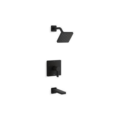 Kohler Parallel Rite-temp Bath and Shower Trim Kit, 1.75 Gpm - Matte Black by Kohler