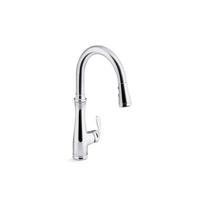 Bellera Touchless pull-down kitchen sink faucet with three-function sprayhead