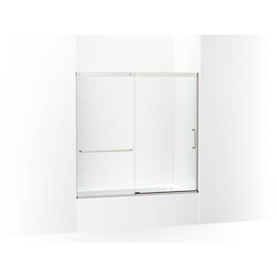 Kohler Elate Sliding Bath Door, 56-3/4'' H X 56-1/4 - 59-5/8'' W with Heavy 5/16'' Thick Crystal... by Kohler