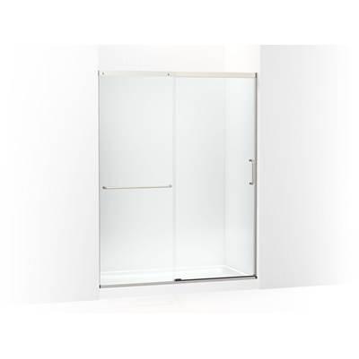 Elate Tall 75-1/2'' H sliding shower door with 5/16''-thick glass - Matte Nickel by Kohler