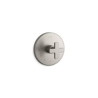 Composed MasterShower temperature control valve trim with cross handle by Kohler