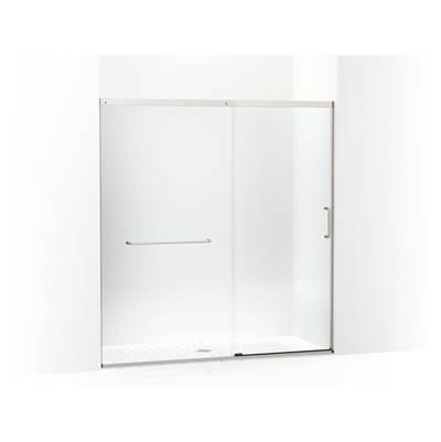 Elate Sliding shower door, 75-1/2'' H x 68-1/4 - 71-5/8'' W, with heavy 5/16'' thick Crystal Clear glass - Anodized Matte Nickel by Kohler