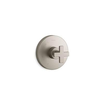 Composed Rite-Temp valve trim with cross handle by Kohler
