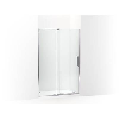 Echelon Sliding shower door, 71-3/4'' H x 43-3/4 - 47-3/4'' W, with 5/16'' thick Crystal Clear glass - Bright Polished Silver by Kohler