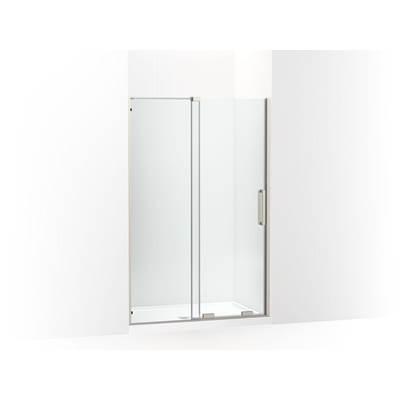 Echelon Sliding shower door, 71-3/4'' H x 43-3/4 - 47-3/4'' W, with 5/16'' thick Crystal Clear glass - Anodized Brushed Nickel