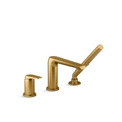 Avid Deck-mount bath faucet with handshower by Kohler