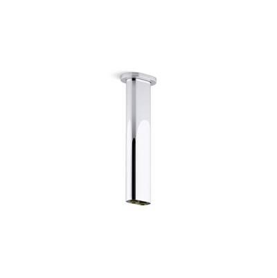 Statement 10'' ceiling-mount two-function rainhead arm and flange