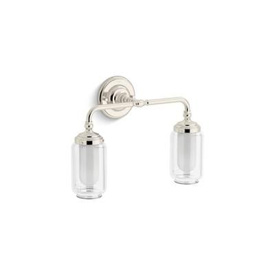 Artifacts Two-light sconce by Kohler