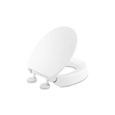 Hyten Elevated Quiet-CloseE round-front toilet seat