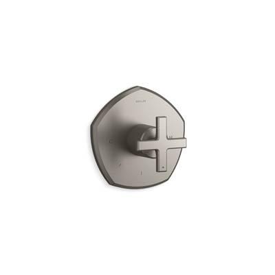 Kohler Occasion Mastershower Temperature Control Valve Trim with Cross Handle - Vibrant Brushed... by Kohler