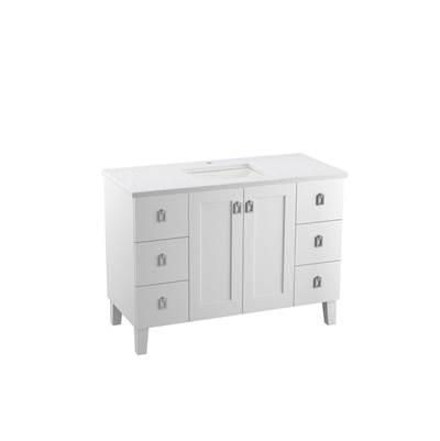 Poplin 48'' bathroom vanity cabinet by Kohler