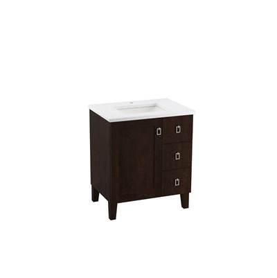 Poplin 30'' bathroom vanity cabinet by Kohler