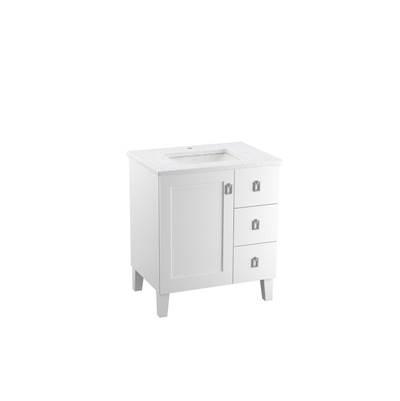Poplin 30'' bathroom vanity cabinet by Kohler