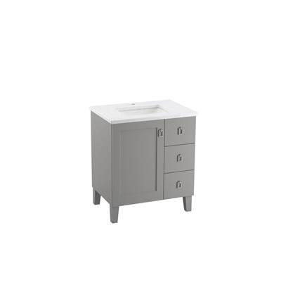 Poplin 30'' bathroom vanity cabinet by Kohler