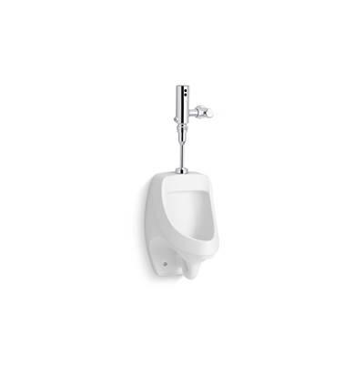 DexterE High-efficiency urinal with Mach Tripoint touchless DC 0.125 gpf flushometer by Kohler