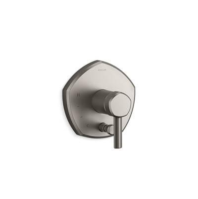 Kohler Occasion Rite-temp Valve Trim with Push-button Diverter and Lever Handle - Vibrant Brushed... by Kohler