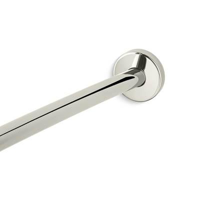 Expanse Contemporary design curved shower rod - Vibrant Polished Nickel by Kohler