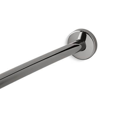 Expanse Contemporary design curved shower rod - Vibrant Titanium by Kohler