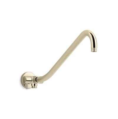 Gooseneck Rainhead arm with 3-way diverter - Vibrant French Gold by Kohler
