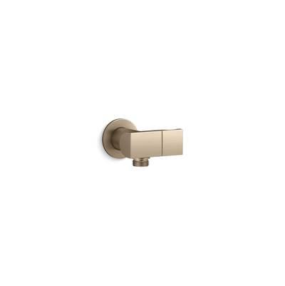 Exhale Wall-mount handshower holder with supply elbow and check valve