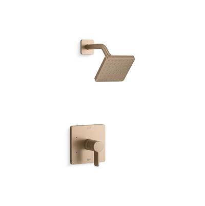 Kohler Parallel Rite-temp Shower Trim Kit, 2.5 Gpm - Vibrant Brushed Bronze by Kohler