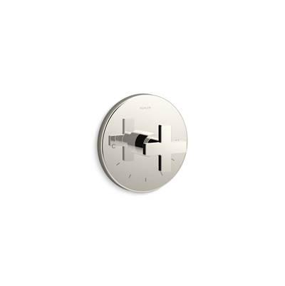 Composed MasterShower temperature control valve trim with cross handle by Kohler