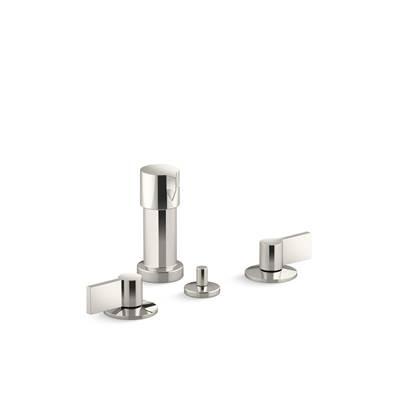 Components Widespread bidet faucet with Lever handles by Kohler