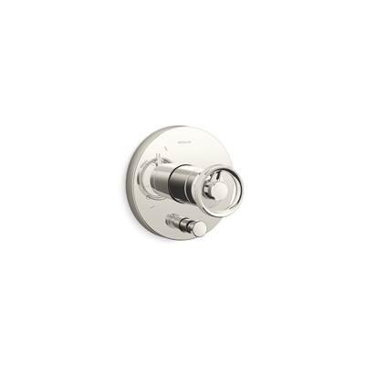 Components Rite-Temp valve trim with Industrial handle and diverter by Kohler
