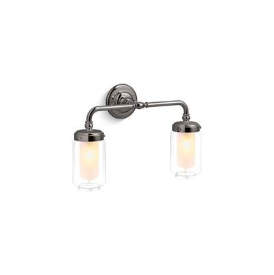 Artifacts Two-light sconce by Kohler