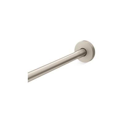 Expanse Contemporary design curved shower rod - Vibrant Brushed Nickel by Kohler