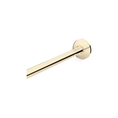 Expanse Curved Shower Rod - Transitional Design - Vibrant French Gold by Kohler