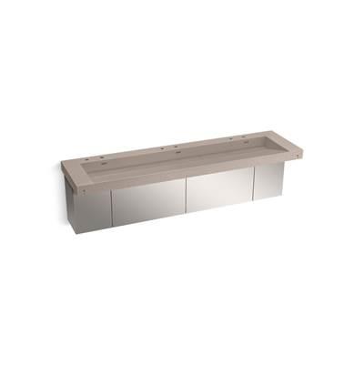 ConstellationE 90'' wall-mount trough lavatory system by Kohler