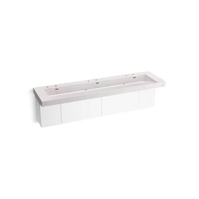 ConstellationE 90'' wall-mount trough lavatory system by Kohler