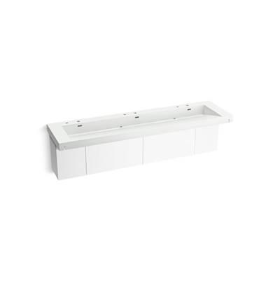 ConstellationE 90'' wall-mount trough lavatory system