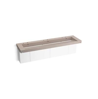 ConstellationE 90'' wall-mount trough lavatory system by Kohler